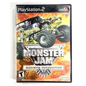 Monster Jam Maximum Destruction for PlayStation 2 Complete with Manual Tested